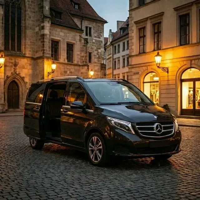 Kombi sa profesionalnim vozačem za grupna putovanja — vodič kroz situacije